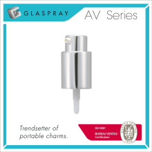 AV 18/415 Metal Shiny Silver Cosmetic Treatment Pump